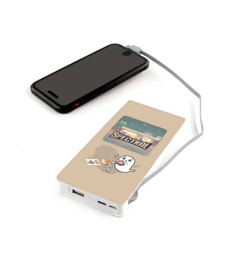 仕事帰りに🐷(モバイルバッテリー)【ワイヤレス(QI)充電対応・10000mAh】