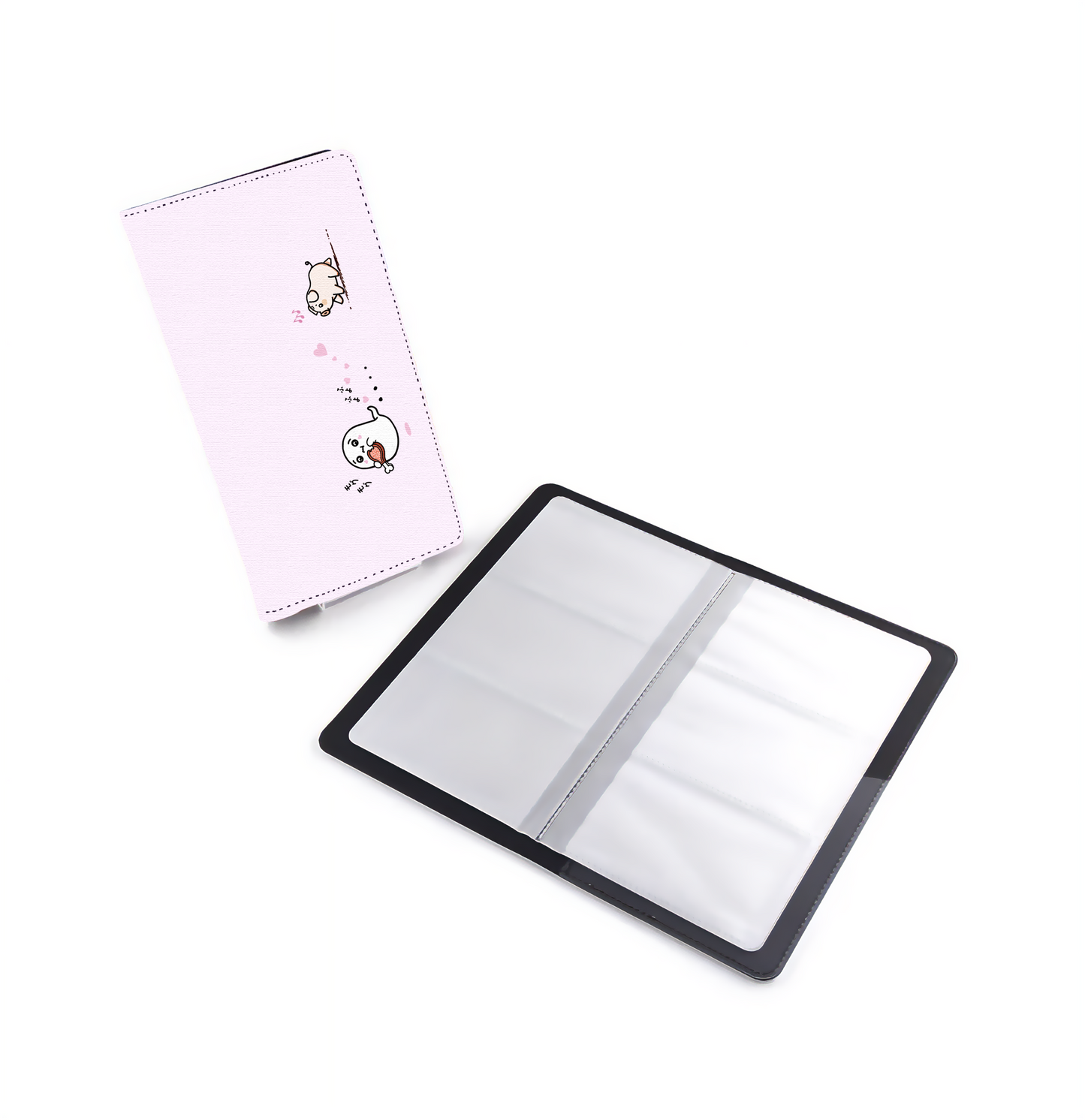 お肉に🍖つられて（スペっち×ぶた）【トレーディングカードケース】